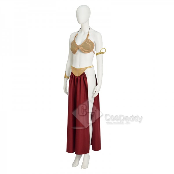 Star Wars Princess Leia Organa Solo Slave Cosplay Costume Bikini Halloween Carnival Suit