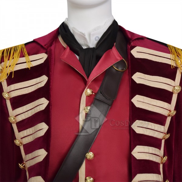 Peter Pan And Wendy Jude Law Captain Hook Cosplay Costume Halloween Party Suit