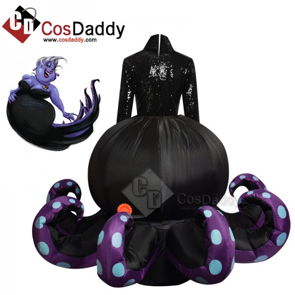 2023 The Little Mermaid the Sea Witch Ursula Cosplay Costume Halloween Performance Suit