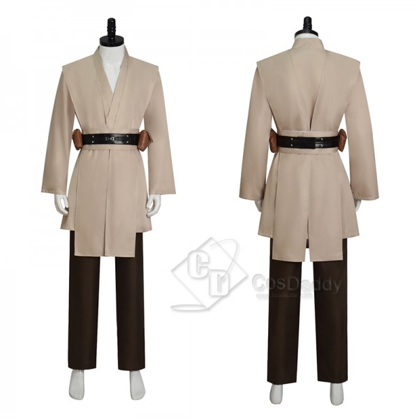 Star Wars Obi-wan Kenobi Jedi Master Anakin Skywalker Cosplay Costume Tunic Suit