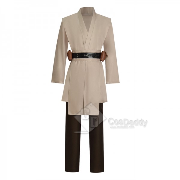 Star Wars Obi-wan Kenobi Jedi Master Anakin Skywalker Cosplay Costume Tunic Suit