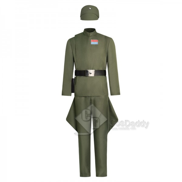 Star Wars Imperial Military Officer Uniform Cosplay Costume Olive Green Version