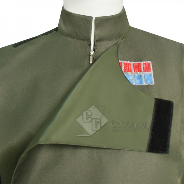 Star Wars Imperial Military Officer Uniform Cosplay Costume Olive Green Version