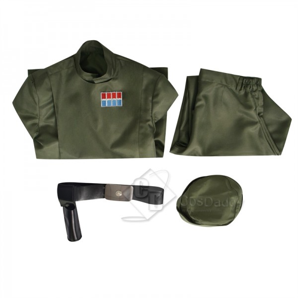 Star Wars Imperial Military Officer Uniform Cosplay Costume Olive Green Version