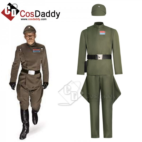 Star Wars Imperial Military Officer Uniform Cosplay Costume Olive Green Version