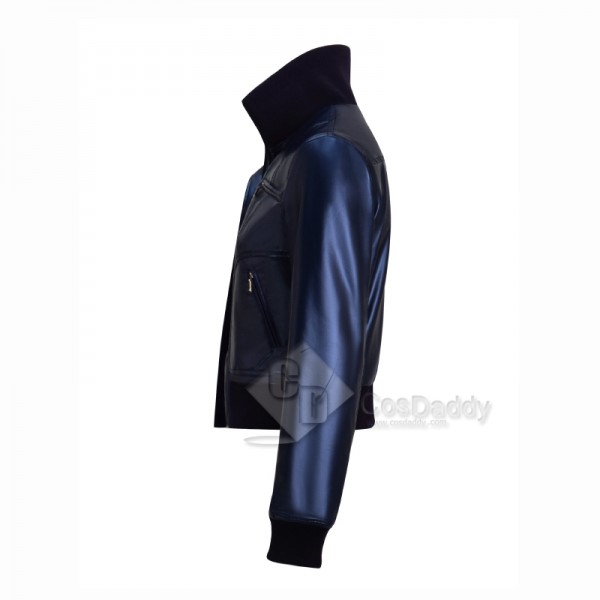 Doctor Who Rose Tyler Leather Jacket Dr Who Rose Purple Coat CosDaddy
