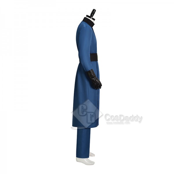 Kim Possible Evil Dr. Drakken Cosplay Costume Halloween Carnival Suit