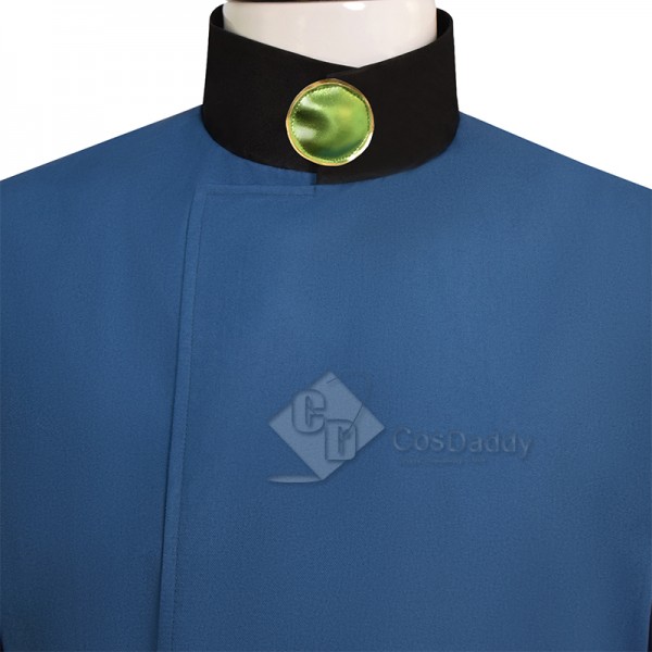 Kim Possible Evil Dr. Drakken Cosplay Costume Halloween Carnival Suit