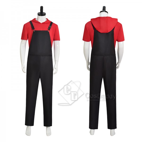 2023 TV One Piece Monkey D Luffy Red Overalls Cosplay Costume Halloween Carnival Suit