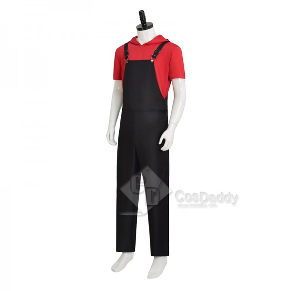 2023 TV One Piece Monkey D Luffy Red Overalls Cosplay Costume Halloween Carnival Suit