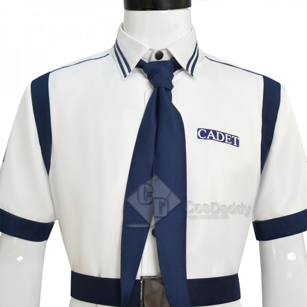 2023 Live Action One Piece Coby Marine Uniform Cosplay Costume Koby Short Sleeve Version