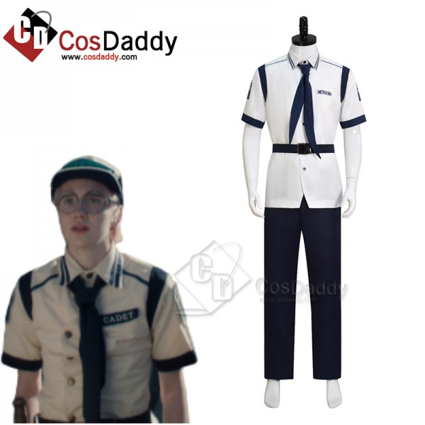 2023 Live Action One Piece Coby Marine Uniform Cosplay Costume Koby Short Sleeve Version