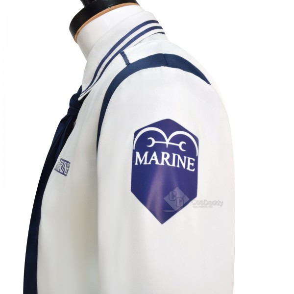 2023 Live Action One Piece Marine Cadet Uniform Cosplay Costume Long Sleeve Version