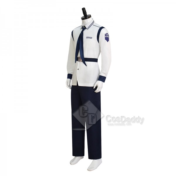 2023 Live Action One Piece Marine Cadet Uniform Cosplay Costume Long Sleeve Version
