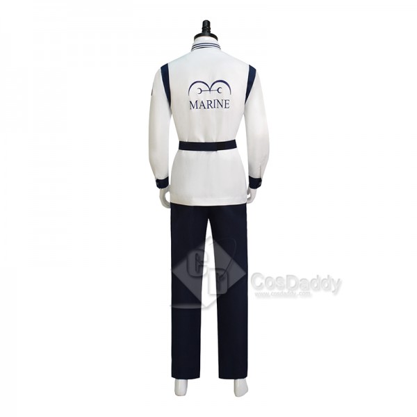 2023 Live Action One Piece Marine Cadet Uniform Cosplay Costume Long Sleeve Version