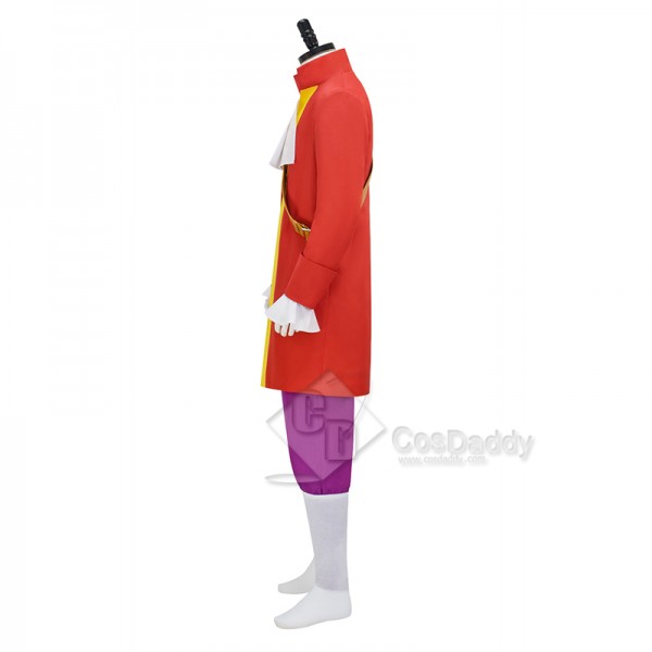 Anime Peter Pan Captain Hook Cosplay Costume Hat Halloween Carnival Suit