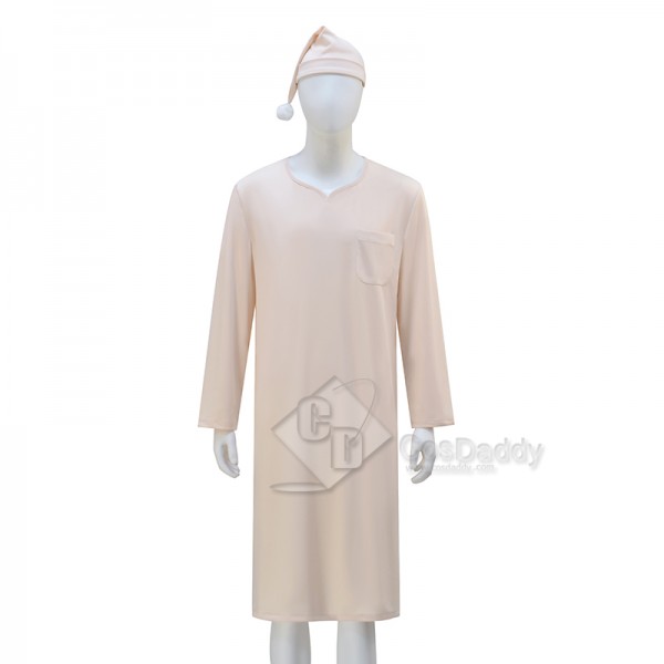 2023 Christmas Beige Sleepwear Cosplay Costume Christmas Holiday Party Suit