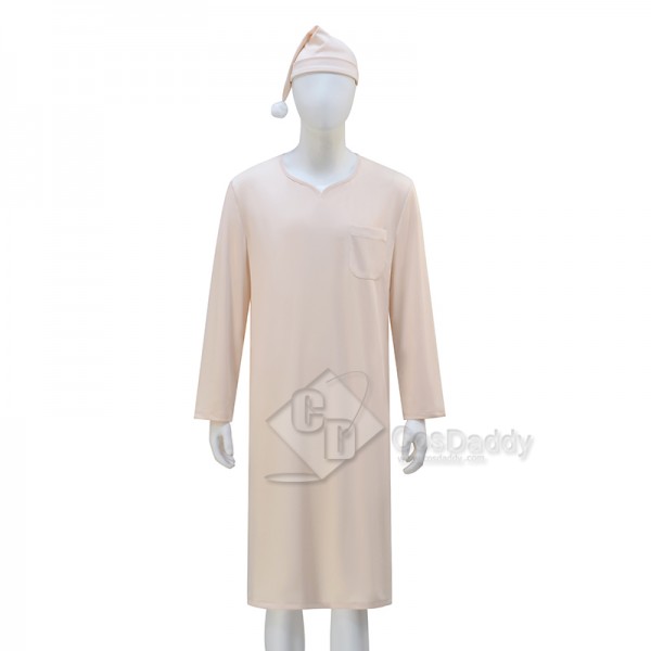 2023 Christmas Beige Sleepwear Cosplay Costume Christmas Holiday Party Suit