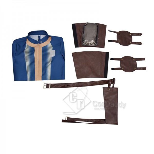 2024 Fallout Lucy Vault 33 Female Survivor Jumpsuit Uniform Cosplay Costume Halloween Suit