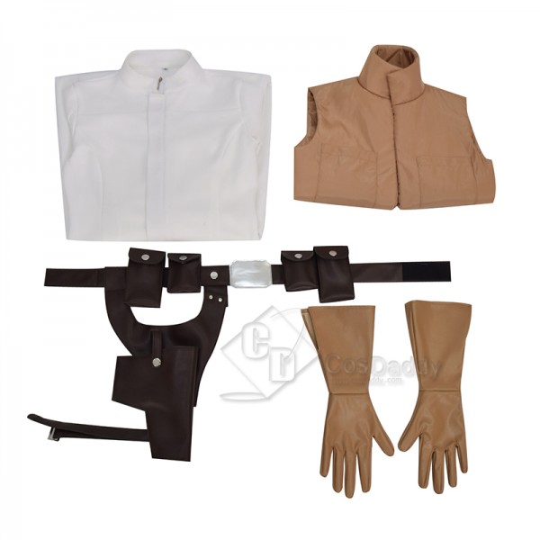 Star Wars Princess Leia Organa Slo Cosplay Costume Halloween Carnival Suit