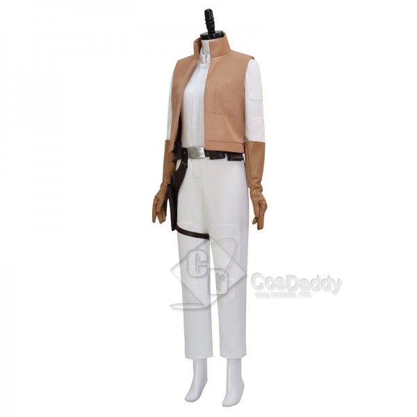 Star Wars Princess Leia Organa Slo Cosplay Costume Halloween Carnival Suit