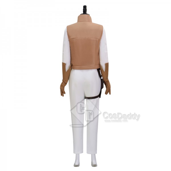 Star Wars Princess Leia Organa Slo Cosplay Costume Halloween Carnival Suit