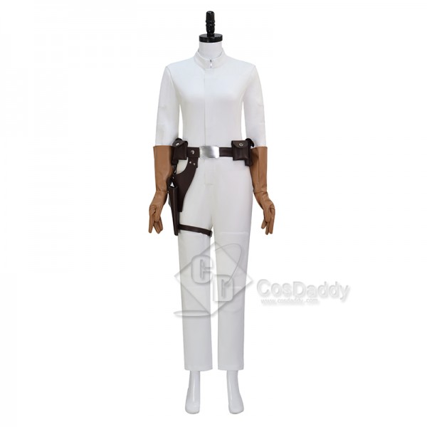 Star Wars Princess Leia Organa Slo Cosplay Costume Halloween Carnival Suit