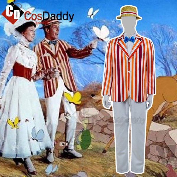 Mary Poppins Bert Cosplay Costume