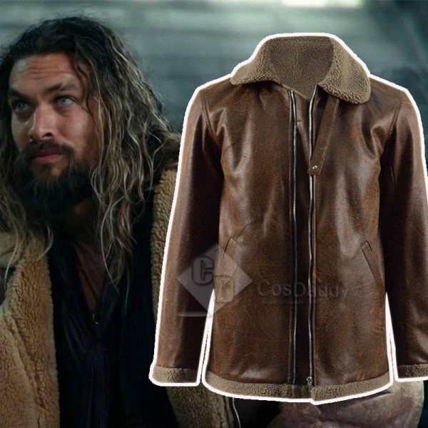 Justice League Aquaman Arthur Curry Jacket Coat Cosplay Costume