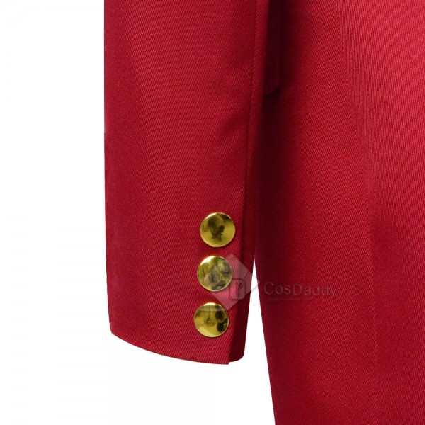 Cosdaddy Steampunk Costumes For Kids Fashion Red Long Jacket Cosplay Costumes
