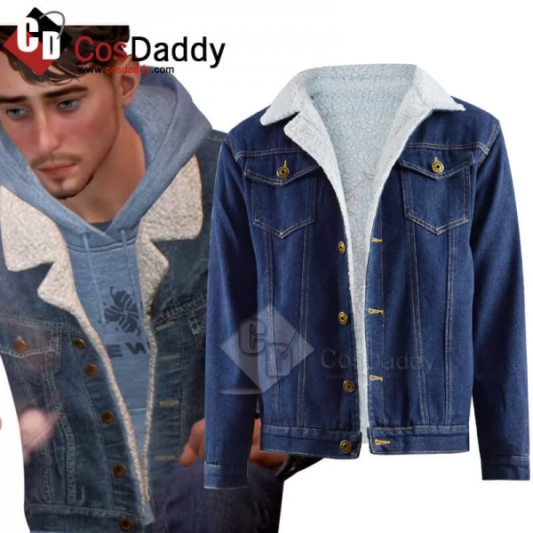 CosDaddy Game Tell Me Why Tyler Ronan Denim Cotton Jacket Coat Cosplay Costume