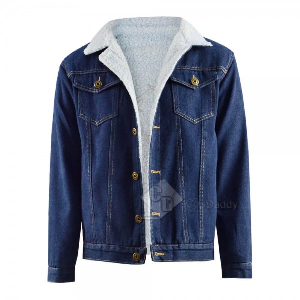 CosDaddy Game Tell Me Why Tyler Ronan Denim Cotton Jacket Coat Cosplay Costume
