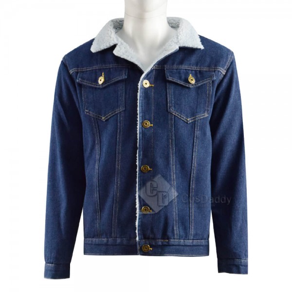 CosDaddy Game Tell Me Why Tyler Ronan Denim Cotton Jacket Coat Cosplay Costume