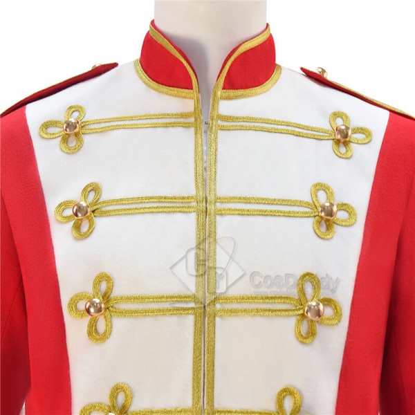 Red and White Toymaker Costume Doctor Who Toymaker Outfit Suit CosDaddy