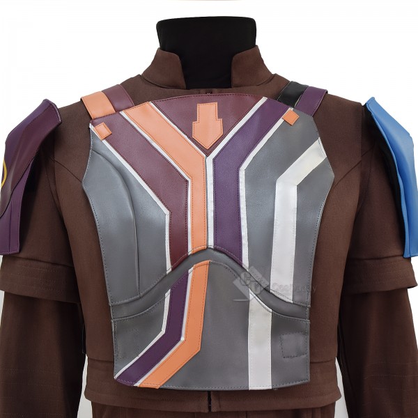 Star Wars Mandalorian Ahsoka Sabine Wren Cosplay Costume Halloween Carnival Suit