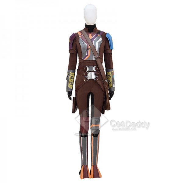 Star Wars Mandalorian Ahsoka Sabine Wren Cosplay Costume Halloween Carnival Suit