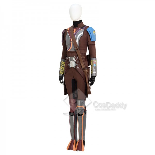 Star Wars Mandalorian Ahsoka Sabine Wren Cosplay Costume Halloween Carnival Suit