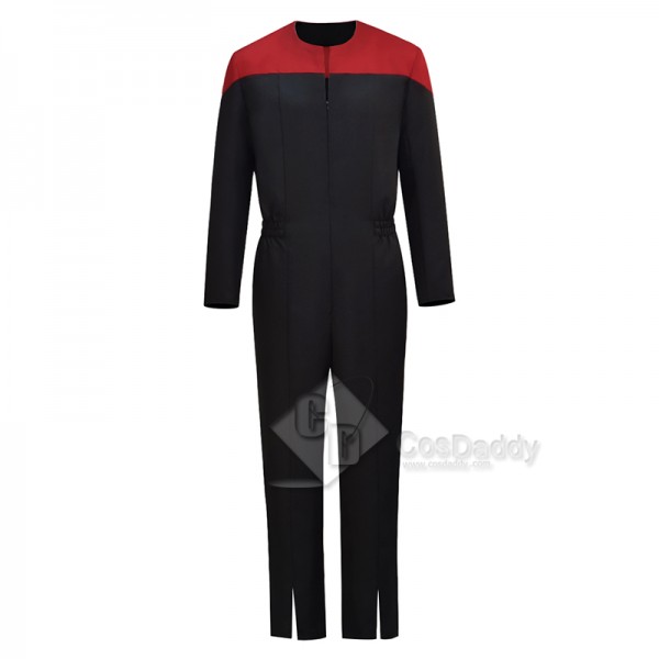 Star Trek Deep Space Nine Voyager Starfleet Red  Jumpsuit Uniform Cosplay Costume