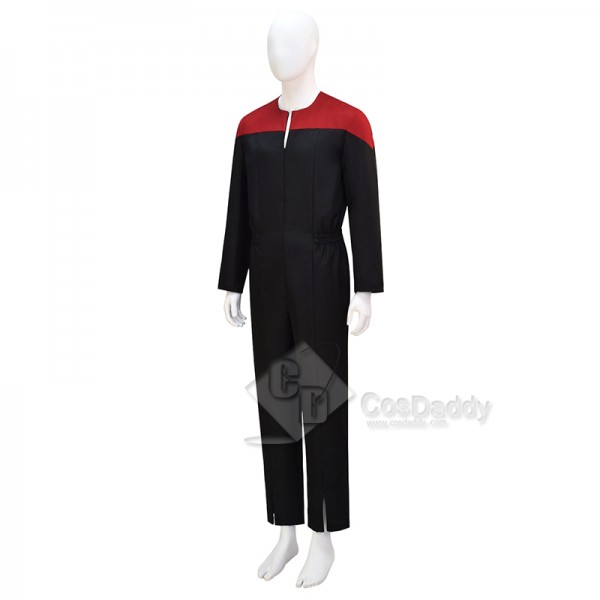 Star Trek Deep Space Nine Voyager Starfleet Red  Jumpsuit Uniform Cosplay Costume