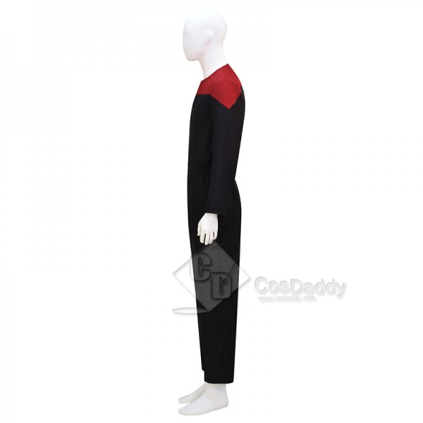 Star Trek Deep Space Nine Voyager Starfleet Red  Jumpsuit Uniform Cosplay Costume