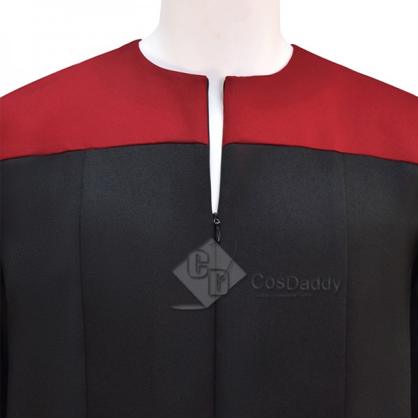 Star Trek Deep Space Nine Voyager Starfleet Red  Jumpsuit Uniform Cosplay Costume