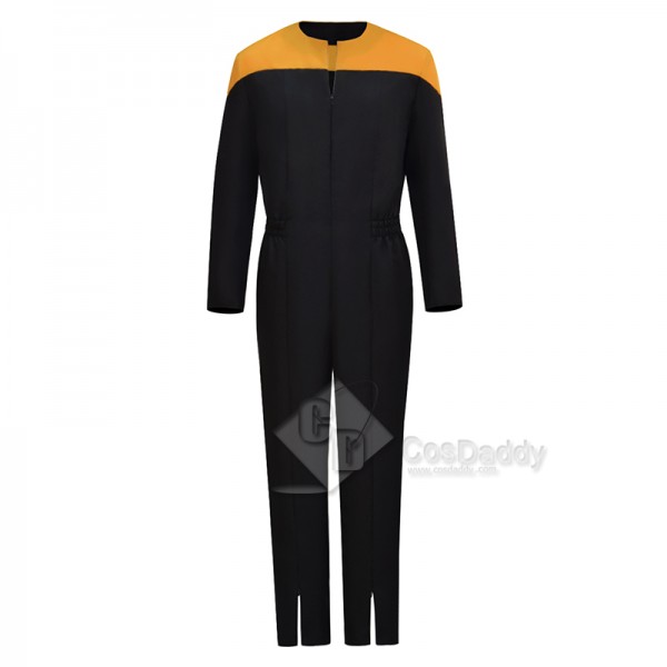 Star Trek Deep Space Nine Voyager Yellow Uniform Cosplay Costume Starfleet Jumpsuit