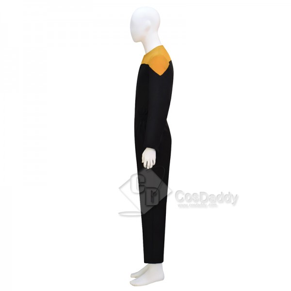Star Trek Deep Space Nine Voyager Yellow Uniform Cosplay Costume Starfleet Jumpsuit