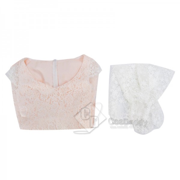 Star Wars Princess Padme Amidala Wedding Dress Cosplay Costume Halloween Outfit