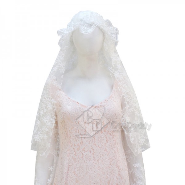 Star Wars Princess Padme Amidala Wedding Dress Cosplay Costume Halloween Outfit