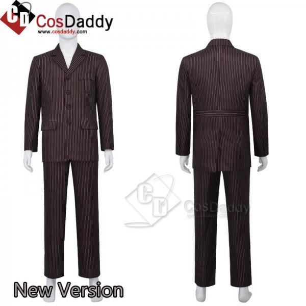 10th Doctor Brown Suit Blue Striped Doctor Who Ten...