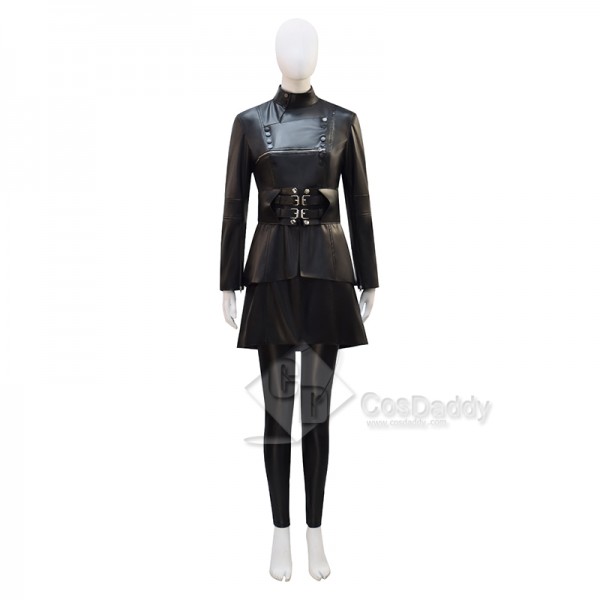Star Trek: Section 31 (2025) Philippa Georgiou Leather Black Coat Cosplay Costume Halloween Outfit