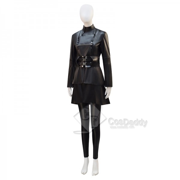 Star Trek: Section 31 (2025) Philippa Georgiou Leather Black Coat Cosplay Costume Halloween Outfit