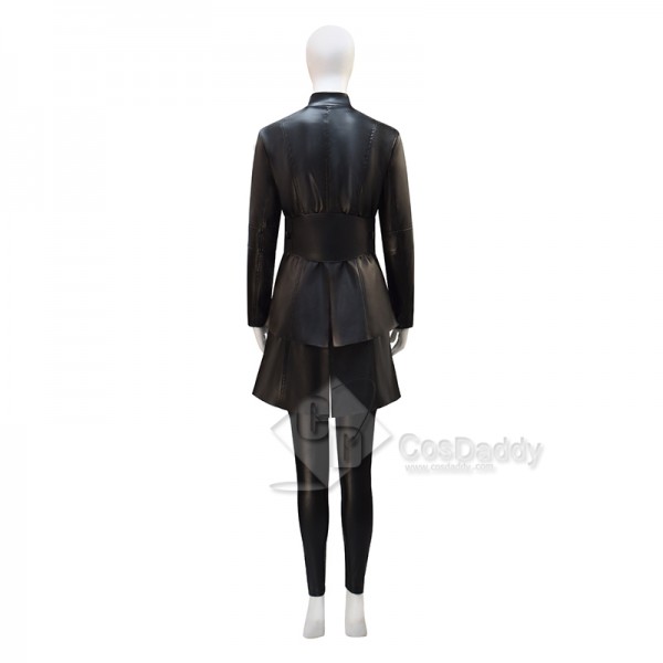 Star Trek: Section 31 (2025) Philippa Georgiou Leather Black Coat Cosplay Costume Halloween Outfit