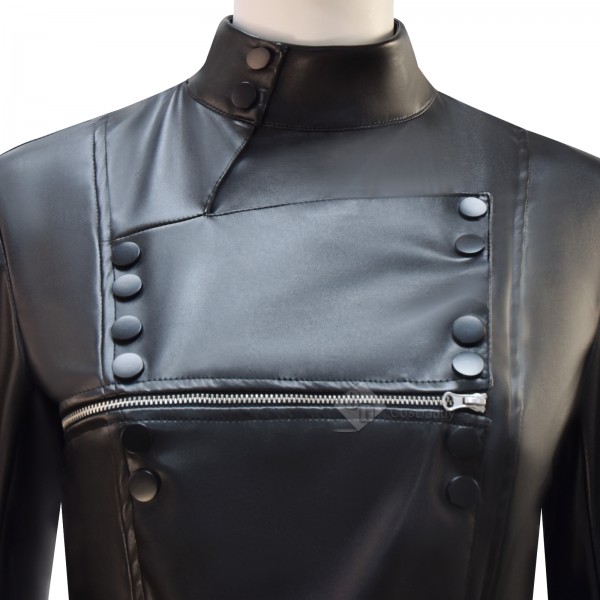 Star Trek: Section 31 (2025) Philippa Georgiou Leather Black Coat Cosplay Costume Halloween Outfit